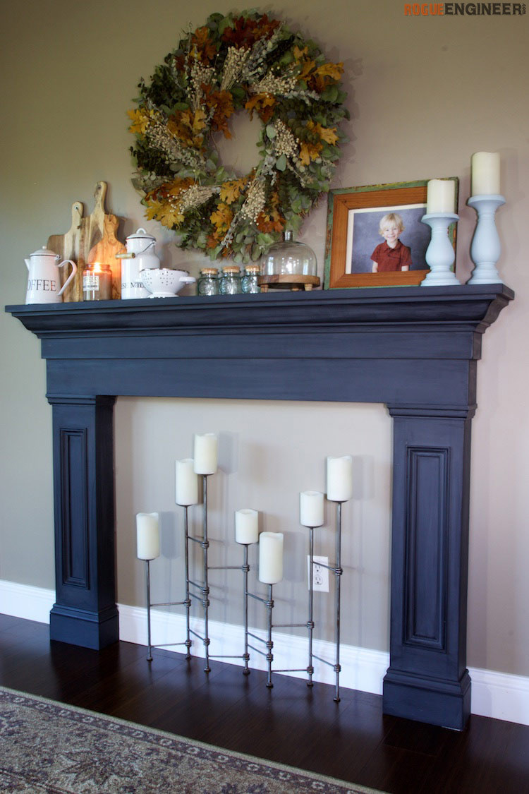 Best ideas about Fake Fireplace Mantel
. Save or Pin Faux Fireplace Mantel Surround Rogue Engineer Now.