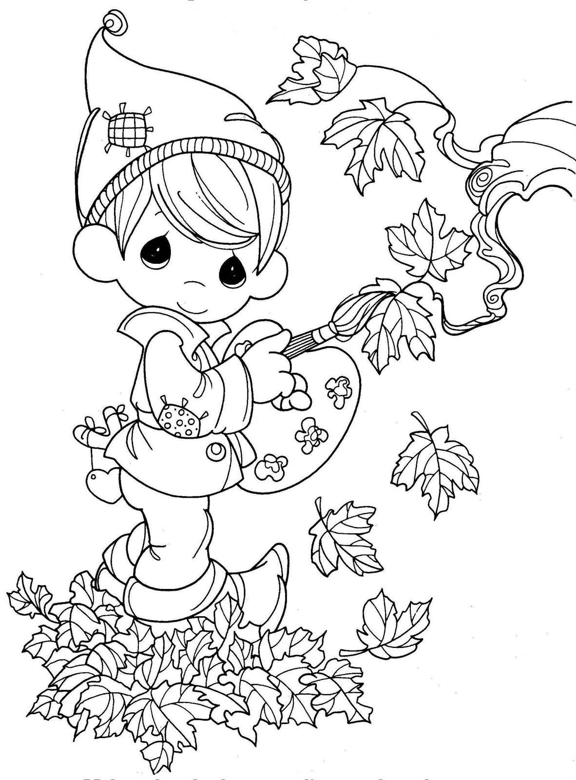 Fall Coloring Pages
 Autumn Season