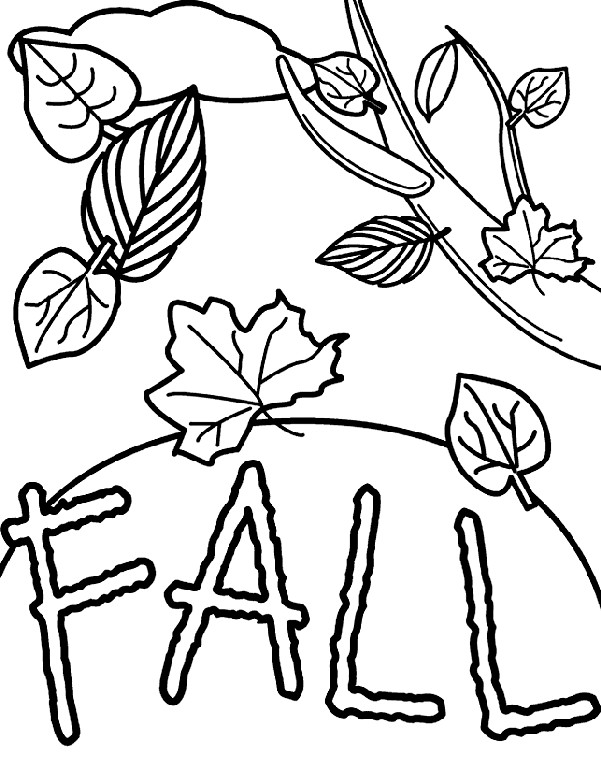 Fall Leaves Coloring Sheet
 Fall Leaves Coloring Page