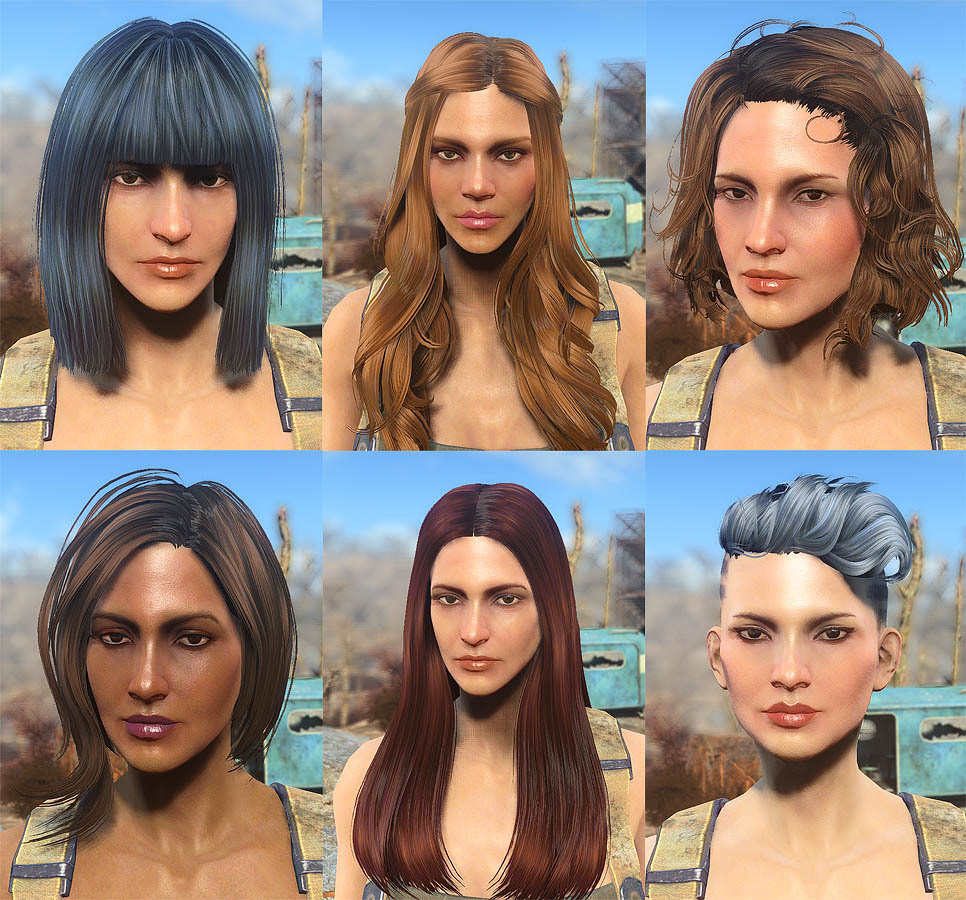 Fallout 4 Female Hairstyles
 MiscHairstyle1 6 Download 47 New hairs for male
