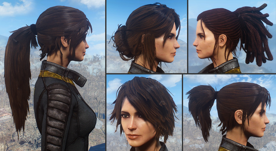 Fallout 4 Female Hairstyles List
 Ponytail Hairstyles by Azar v2 5a at Fallout 4 Nexus