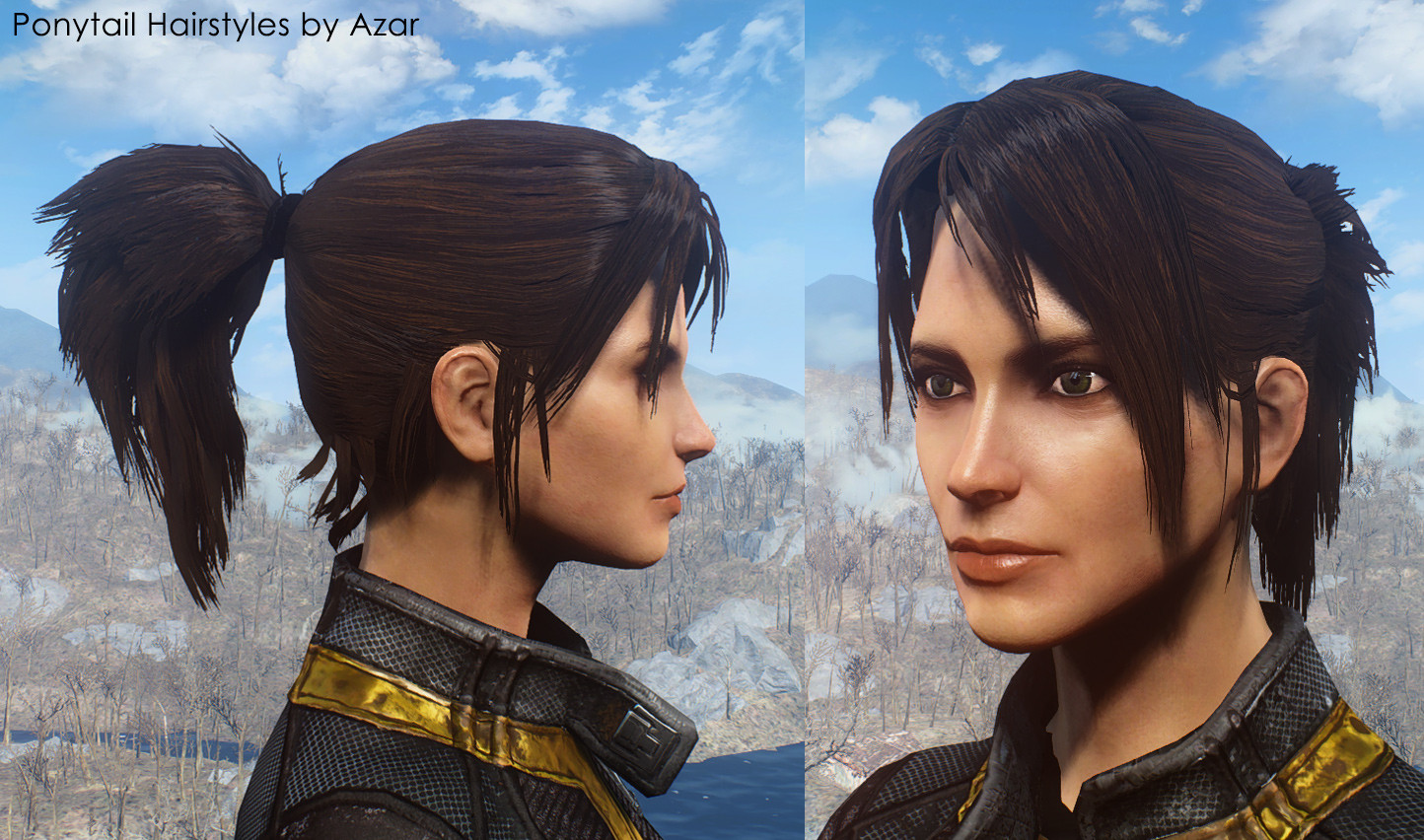 Fallout 4 Female Hairstyles List
 fallout 4 hair styles ponytail hairstyles by azar fo4 mod