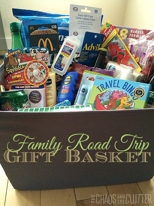 Family Gift Basket Ideas
 Road Trip Gift Basket