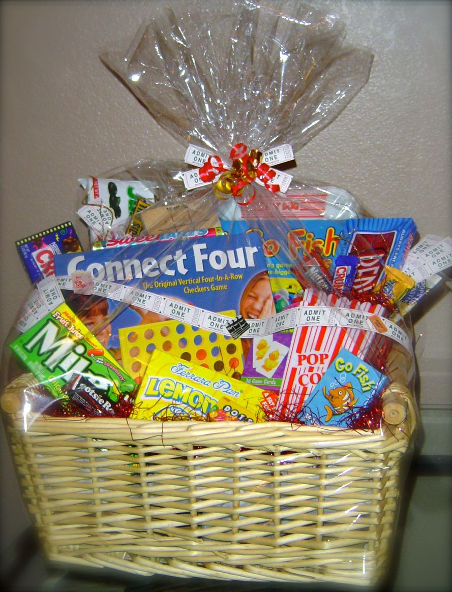 Family Gift Basket Ideas
 Family Game Night t basket audjiefied