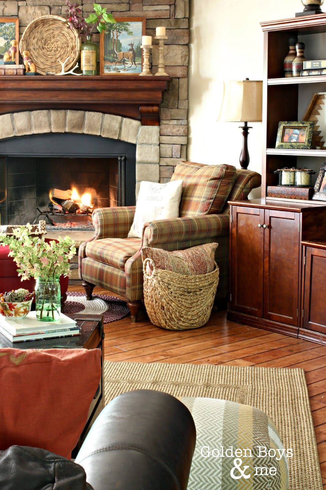 Best ideas about Family Room Decor
. Save or Pin Golden Boys and Me Our Fall Family Room Now.