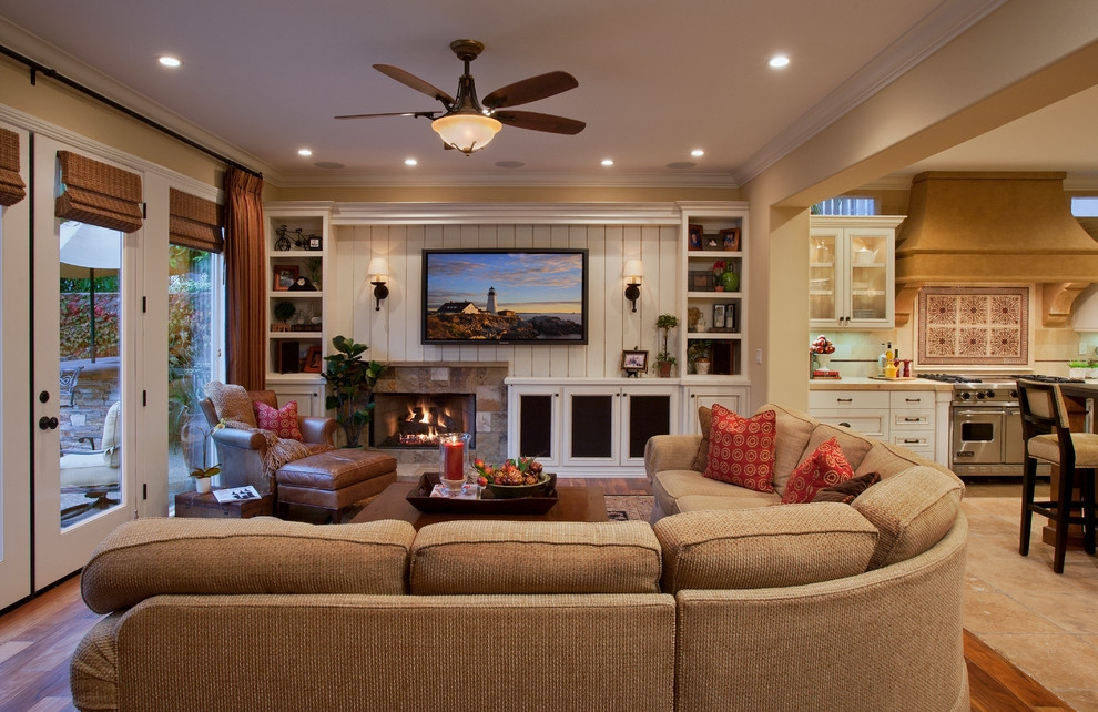 Best ideas about Family Room Decor
. Save or Pin Traditional Family Room Decorating Ideas With Fireplace Now.