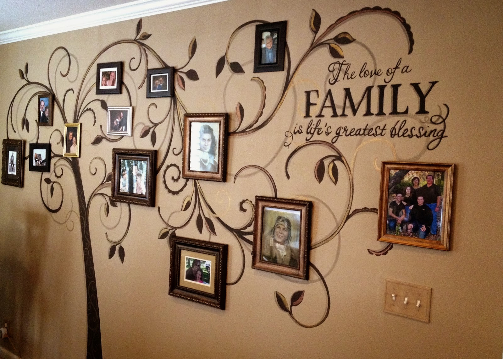 Best ideas about Family Wall Art
. Save or Pin Creative Living with Pennie and Page Family Tree Mural Now.