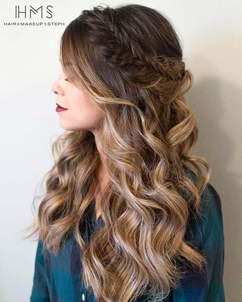 Best ideas about Fancy Hairstyles For Long Hair
. Save or Pin 27 Gorgeous Prom Hairstyles for Long Hair – StayGlam Now.