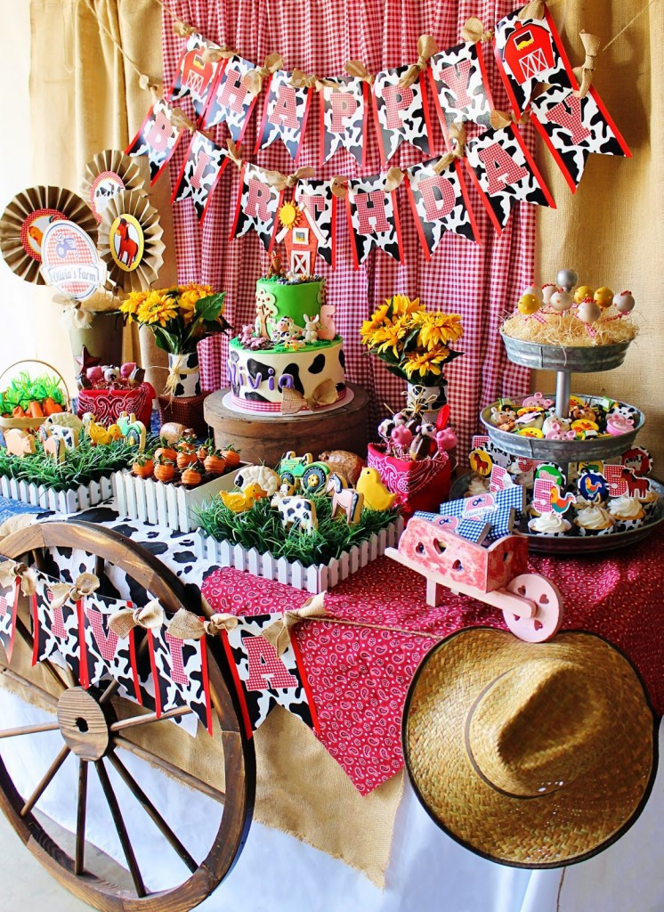 Farm Birthday Decorations
 Cute Farm Party Baby Shower Ideas Themes Games