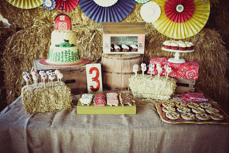 Farm Birthday Decorations
 Kara s Party Ideas Down The Farm 3rd Birthday Party