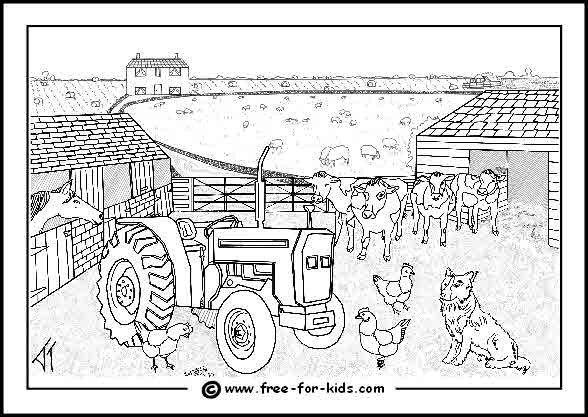 Farm Coloring Pages For Adults
 Farm Colouring Pages With Farm Animal