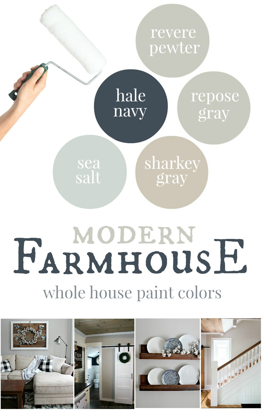 Best ideas about Farmhouse Paint Colors
. Save or Pin Our house Modern Farmhouse Paint Colors Christinas Now.