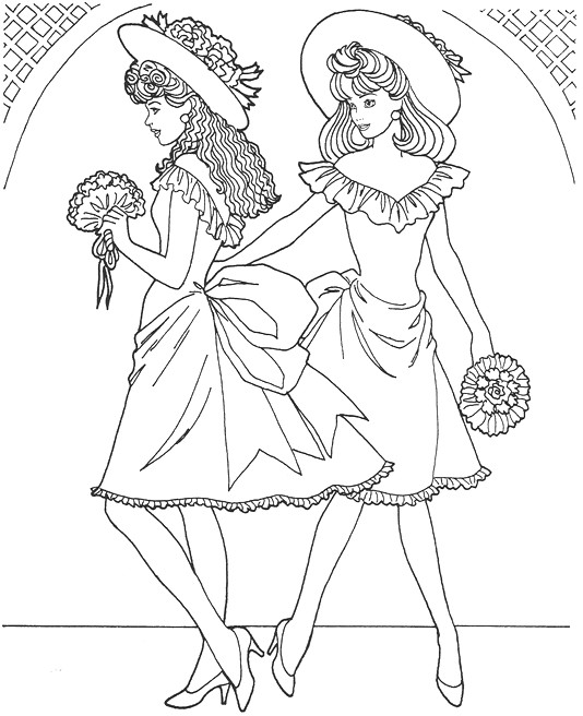 Fashion Adult Coloring Books
 Fashion Coloring Pages Bestofcoloring