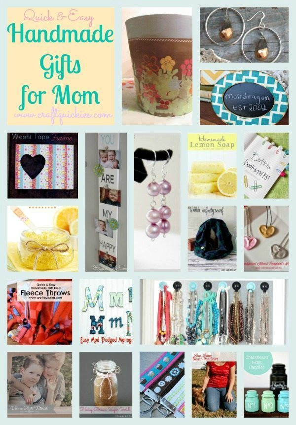 Best ideas about Fast Birthday Gift Ideas
. Save or Pin Handmade Gifts 19 Quick & Easy Gifts Mom Will Love Now.