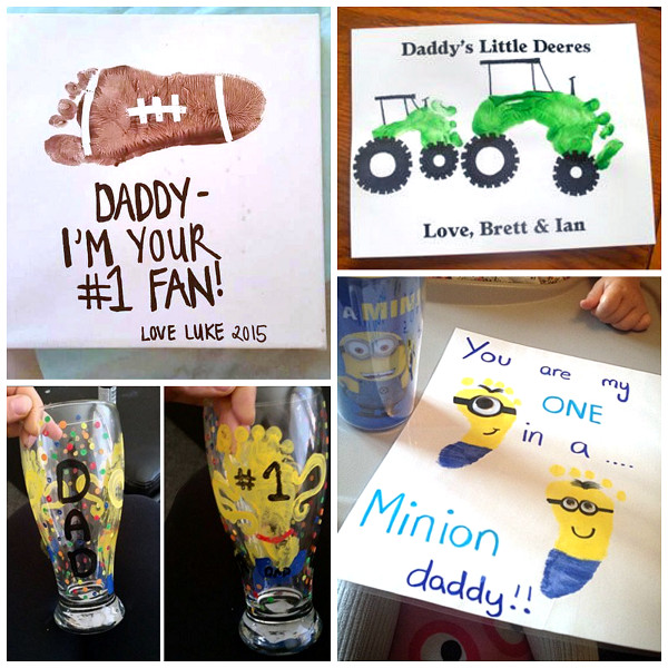 Father Day Craft Gift Ideas
 Father s Day Footprint Gift Ideas from the Kids Crafty