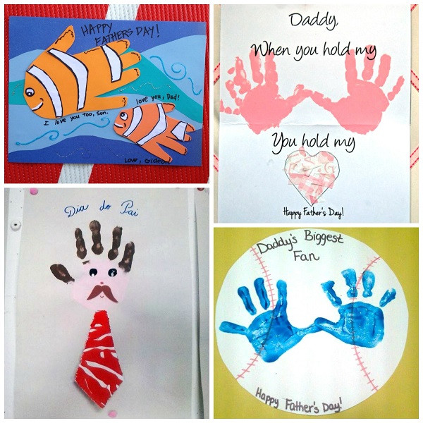 Father Day Craft Gift Ideas
 Father s Day Handprint Gift Ideas from Kids Crafty Morning