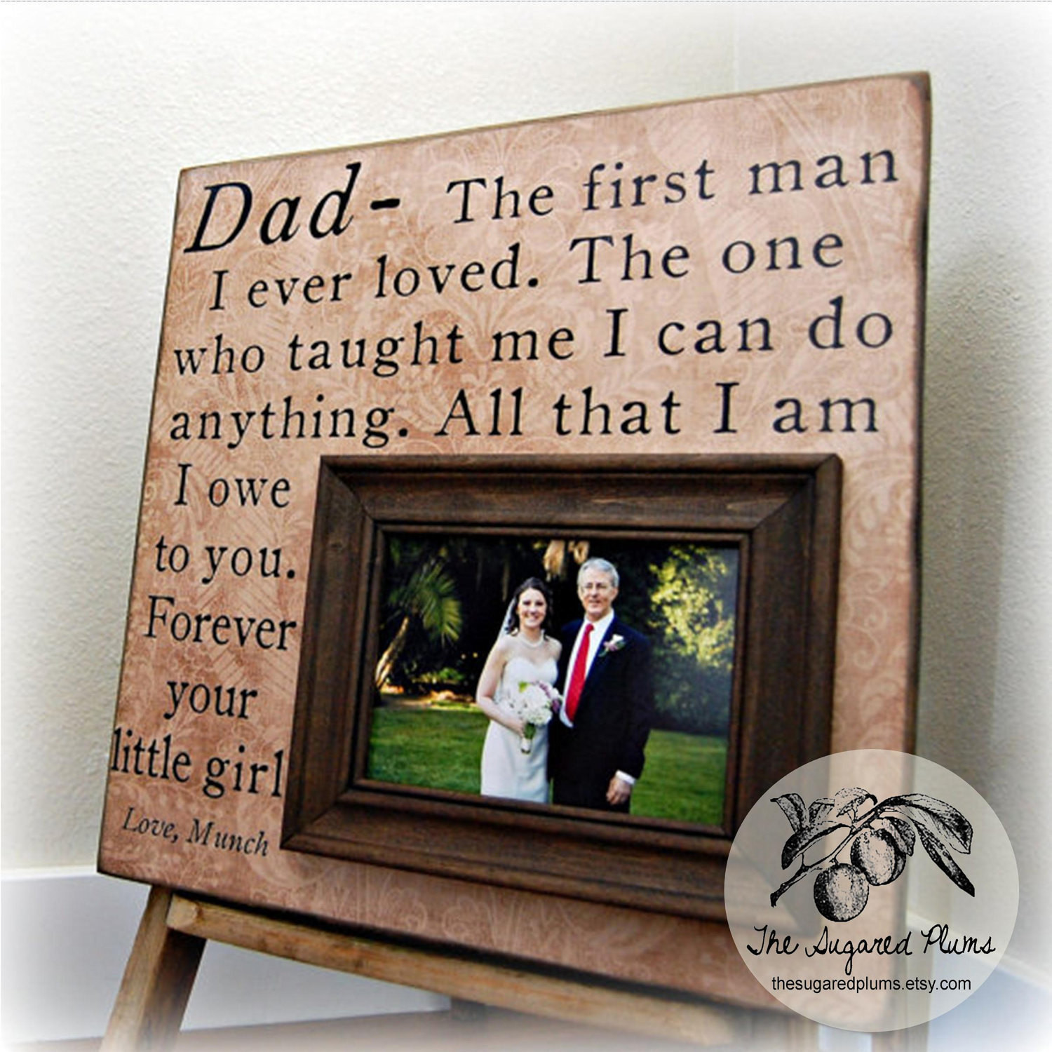 Father Of The Bride Gift Ideas
 Father of the Bride Parents Thank You Gift Personalized