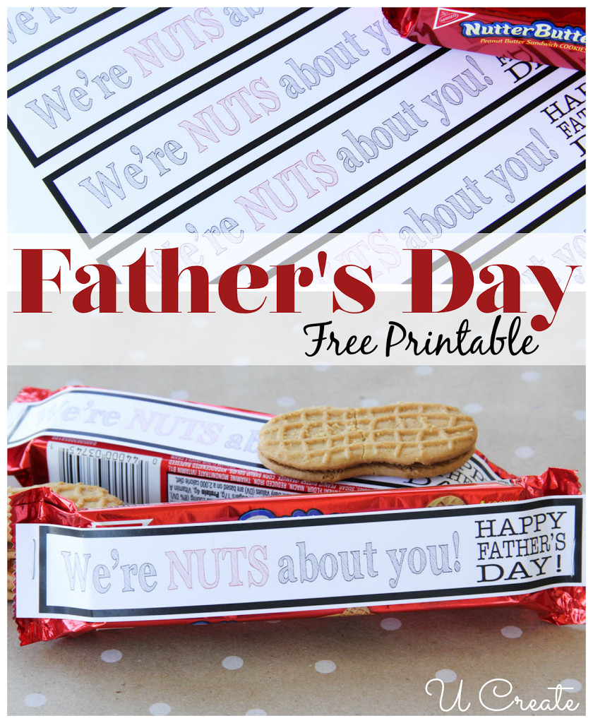 Father'S Day Gift Ideas For Church
 We re NUTS about you Father s Day Printable U Create