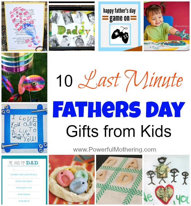 Fathers Day Gift Ideas From Kids
 10 Last Minute Fathers Day Gifts from Kids