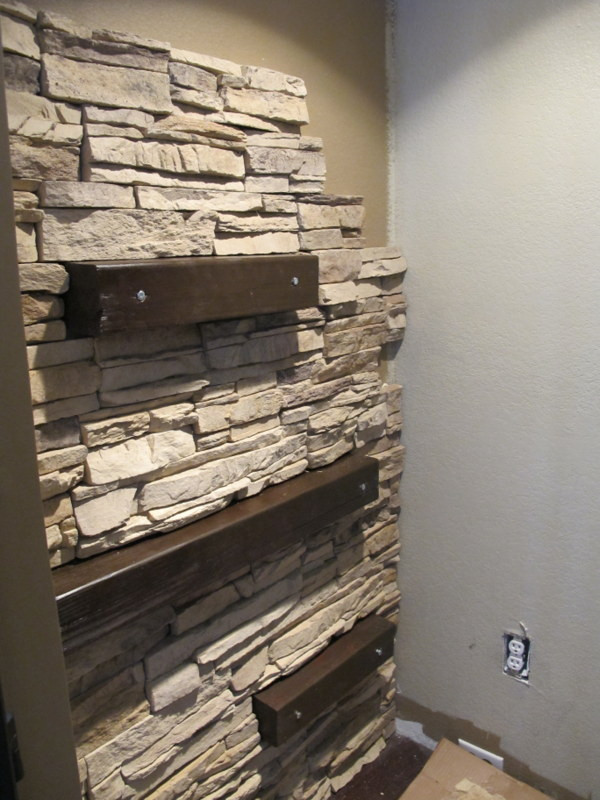 Best ideas about Faux Stone Accent Wall
. Save or Pin 7 Chic DIY Stone And Faux Stone Accent Walls Shelterness Now.