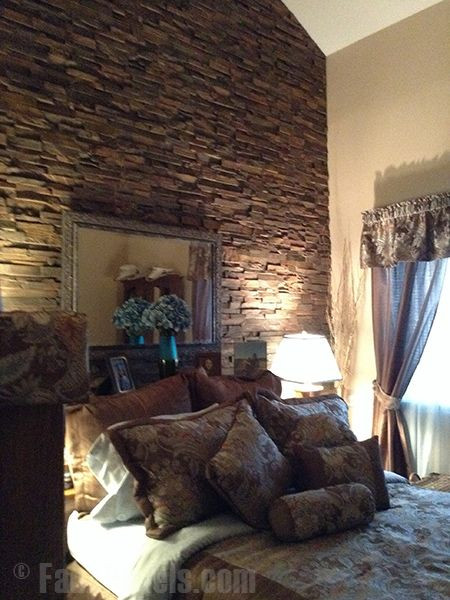 Best ideas about Faux Stone Accent Wall
. Save or Pin Faux stone panels create a rugged accent wall for a Now.