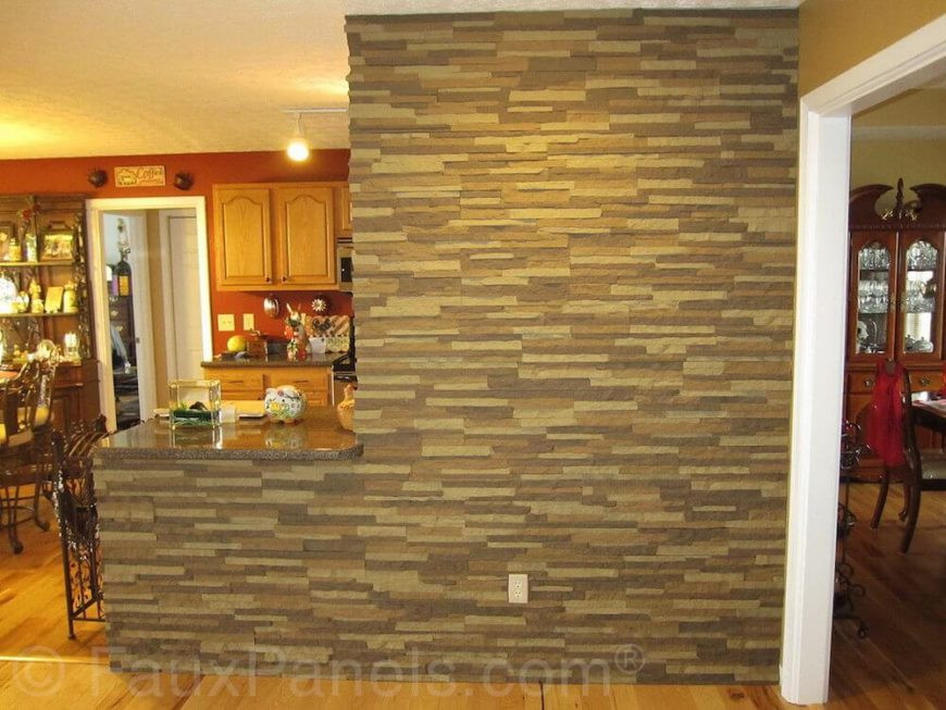 Best ideas about Faux Stone Accent Wall
. Save or Pin 30 Faux Brick and Rock Panel Ideas Now.