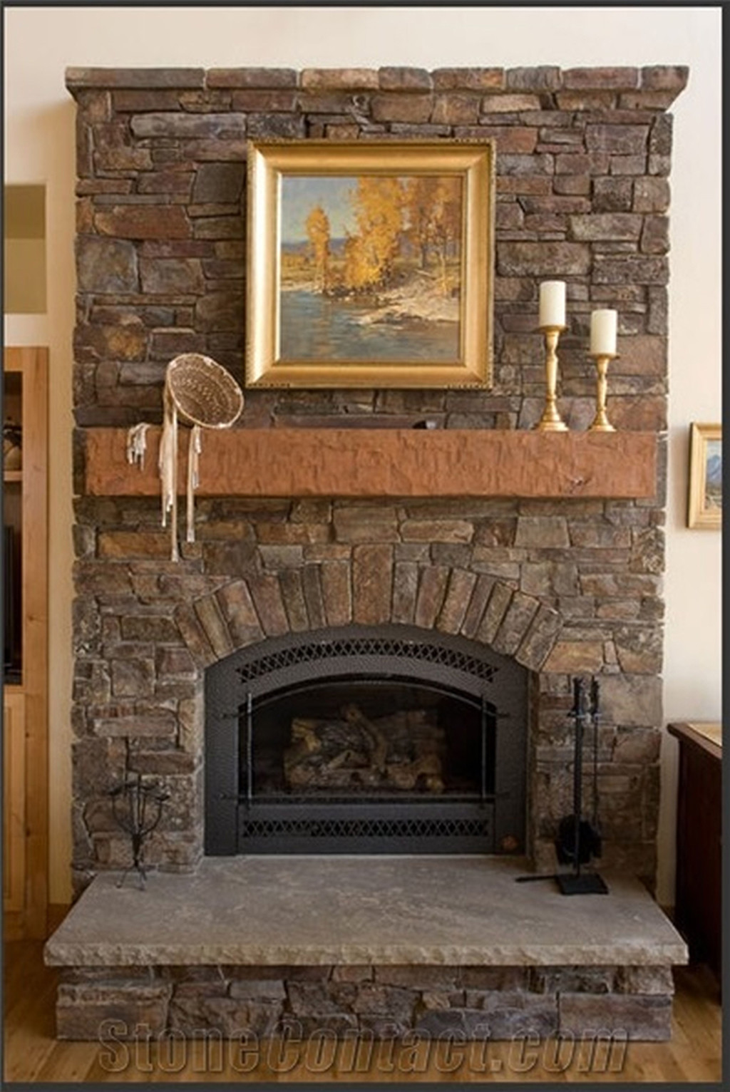 Best ideas about Faux Stone Fireplace
. Save or Pin Faux Stone Corner Electric Fireplace Now.