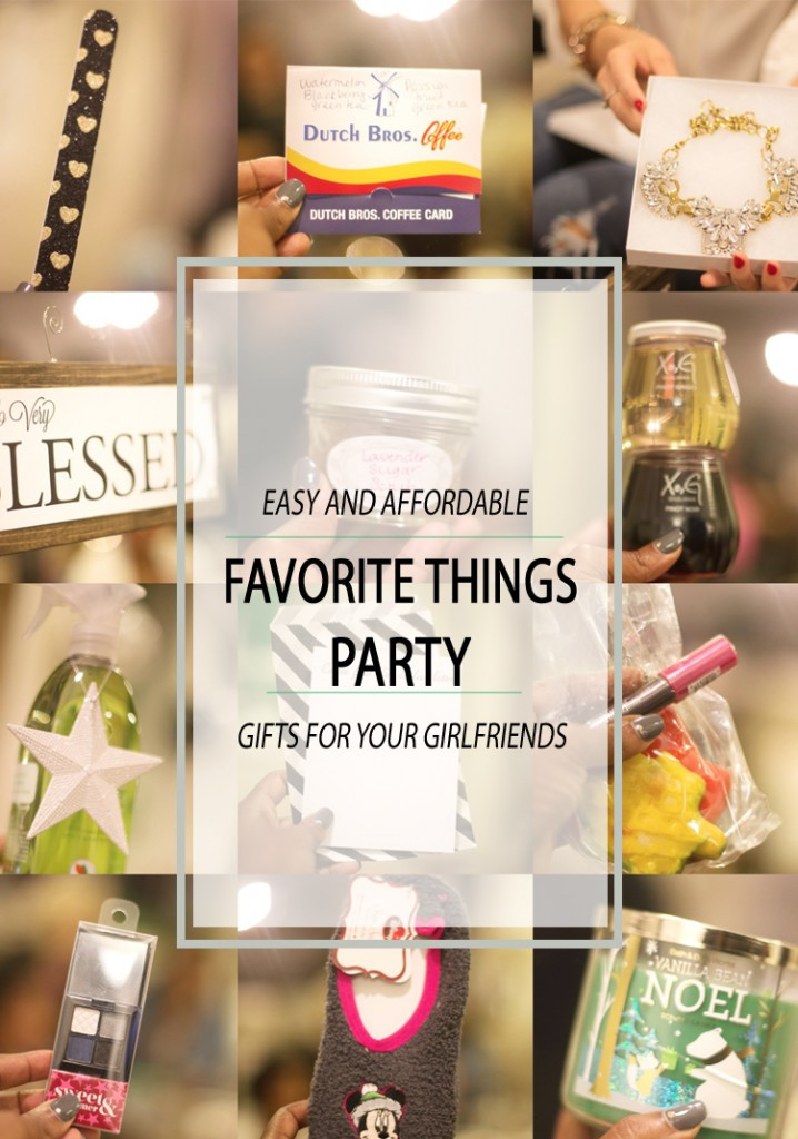 Favorite Things Party Gift Ideas
 Favorite Things Party Gifts
