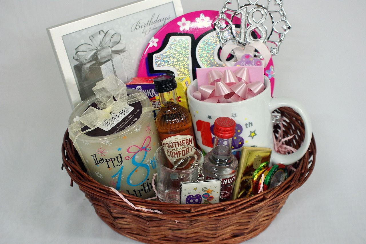 Female 18Th Birthday Gift Ideas
 Personalised 18th Gift Basket for Girls