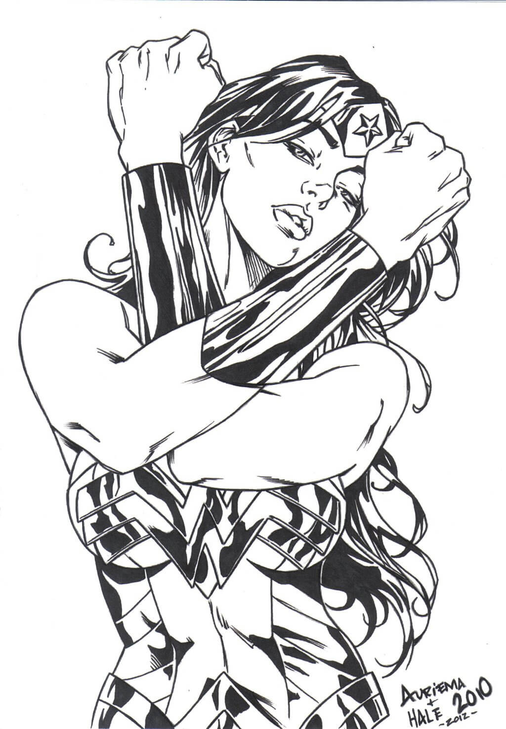 Female Coloring Pages
 Wonder Woman Coloring Pages