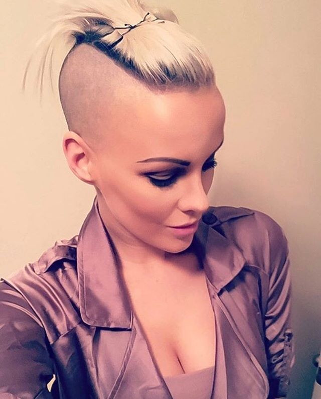 Female Shaved Haircuts
 414 best images about Side Cuts & Undercuts on Pinterest