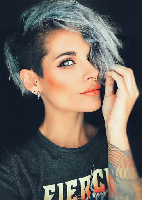 Female Undercut Hairstyle
 51 Edgy and Rad Short Undercut Hairstyles for Women Glowsly