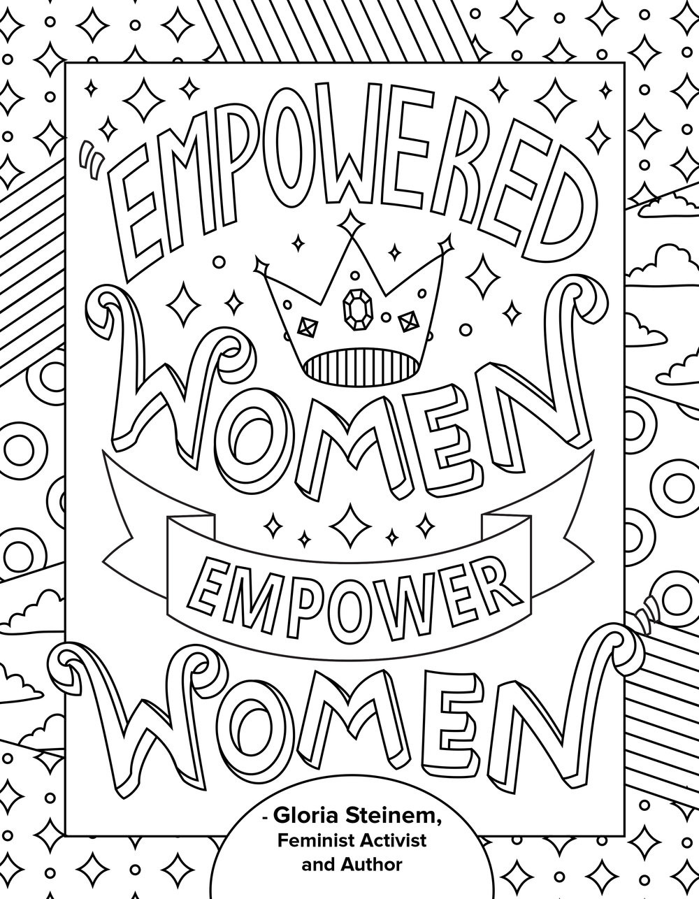 Best ideas about Feminist Coloring Book For Kids
. Save or Pin Freelance Coloring Book Pages — Ashley Hull Now.