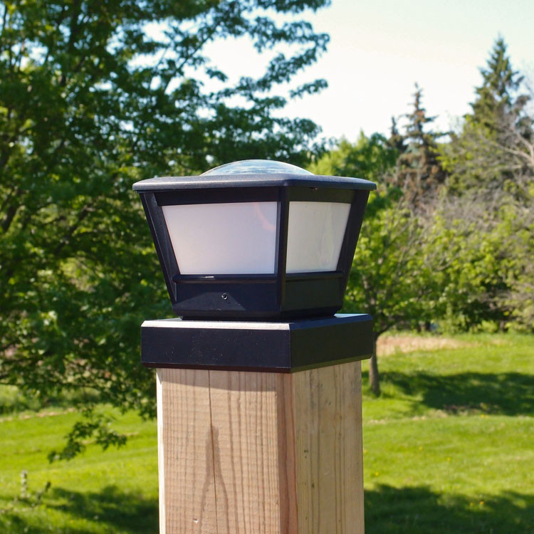 Best ideas about Fence Post Lights
. Save or Pin Fence Post Solar Light by Free Light 5x5 and 6x6 Post Cap Now.