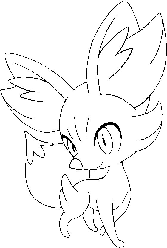 Fennekin Coloring Pages
 Coloring Pages Pokemon Fennekin Drawings Pokemon