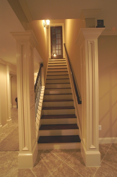 Best ideas about Finish Basement Stairs
. Save or Pin Finishing Basement Support Columns Pics Would Be Great Now.