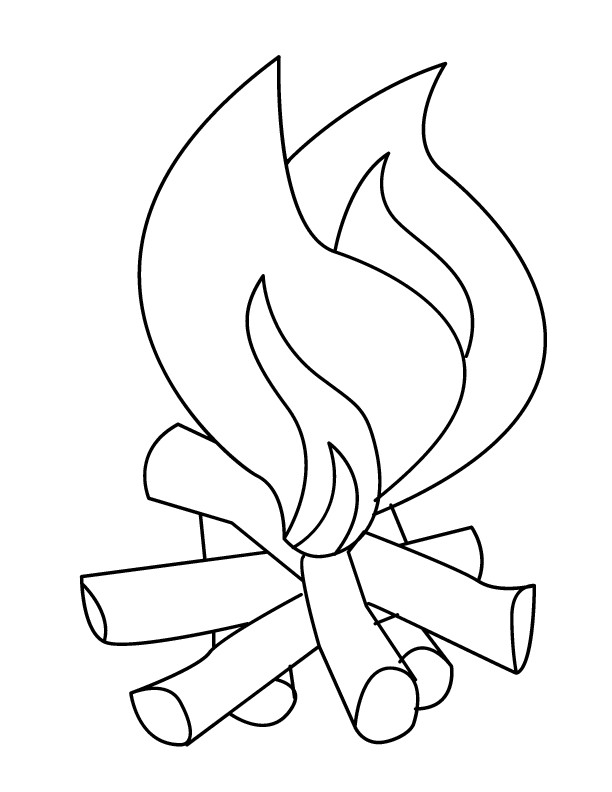 Fire Coloring Pages
 Fire Safety Coloring Page AZ Coloring Pages