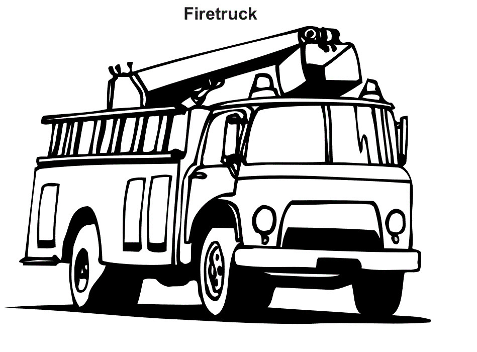 Fire Engine Coloring Pages
 Free Printable Fire Truck Coloring Pages For Kids