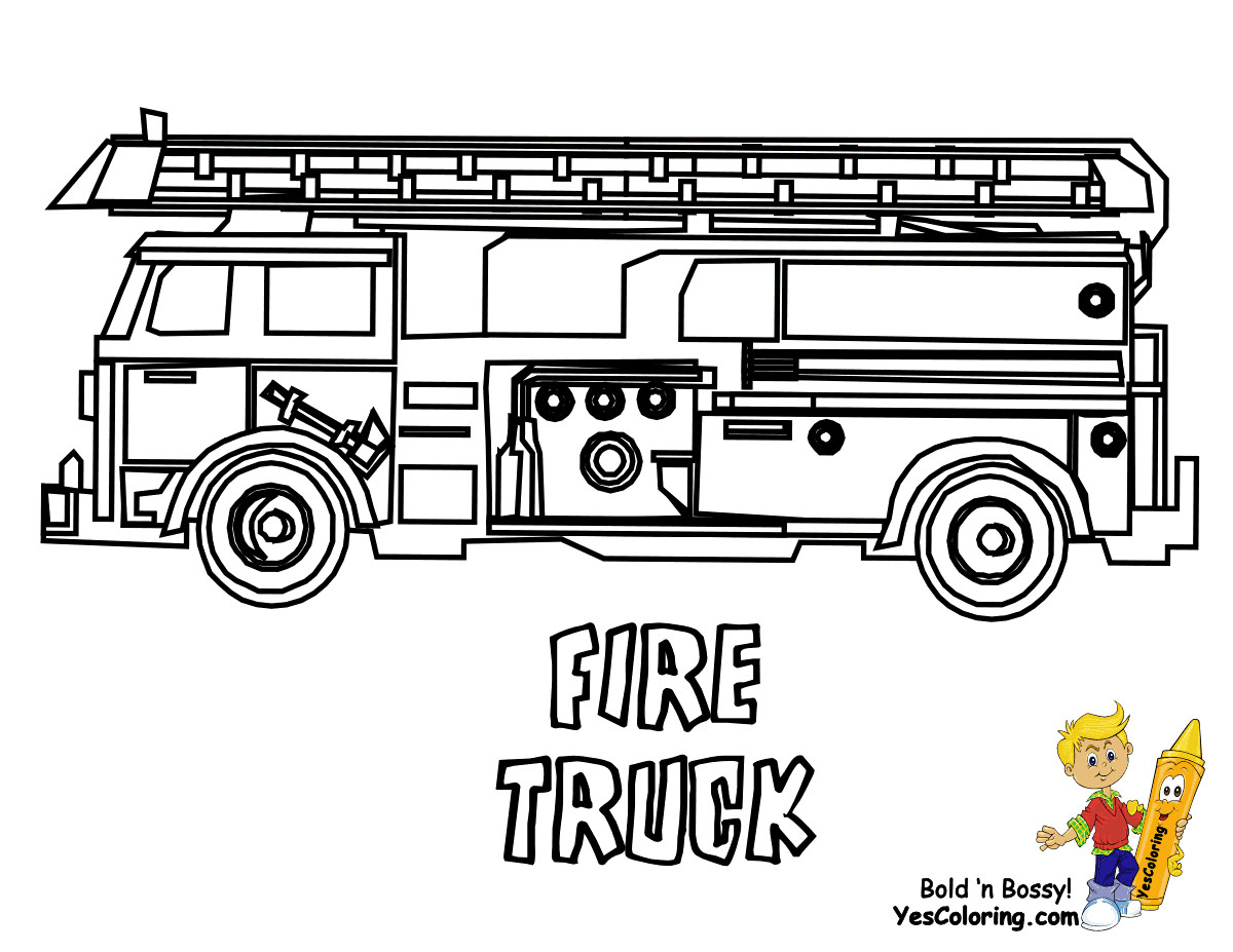 Fire Engine Coloring Pages
 Service Transportation Coloring Police Cars