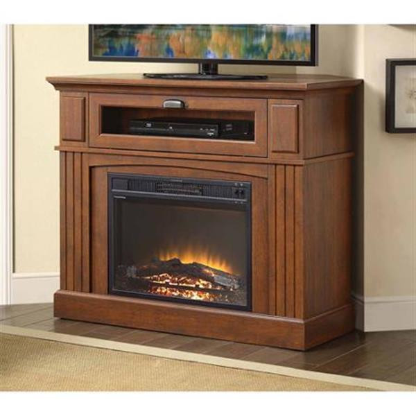 Best ideas about Fireplace Heater Tv Stand
. Save or Pin Media Fireplace Brown TV Stand Electric Heater Flame 1500w Now.