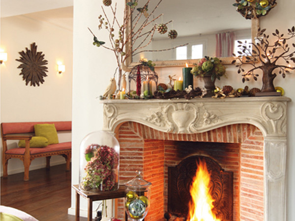 Best ideas about Fireplace Mantel Decorating Ideas
. Save or Pin 40 Christmas Fireplace Mantel Decoration Ideas Now.