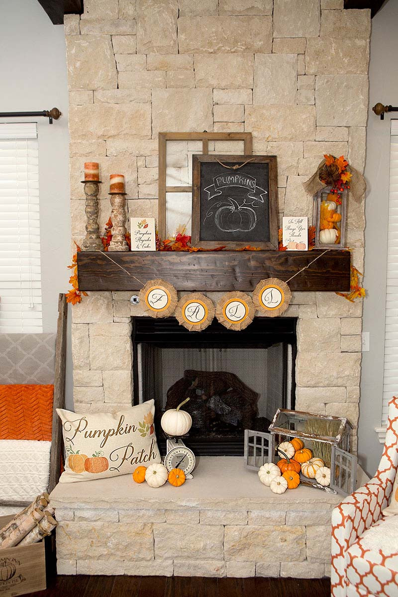 Best ideas about Fireplace Mantel Decorating Ideas
. Save or Pin 30 Amazing fall decorating ideas for your fireplace mantel Now.