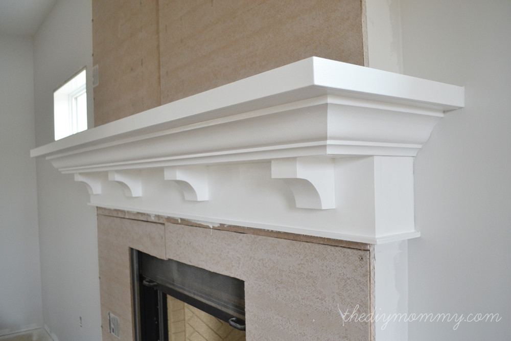 Fireplace Mantels DIY
 Building Our Fireplace The DIY Mantel – Our DIY House