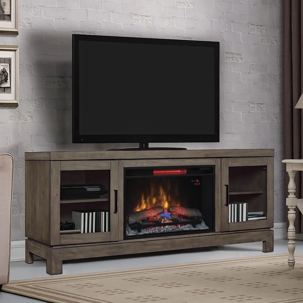 Best ideas about Fireplace Tv Stands
. Save or Pin Berkeley Electric Fireplace TV Stand in Spanish Grey Now.