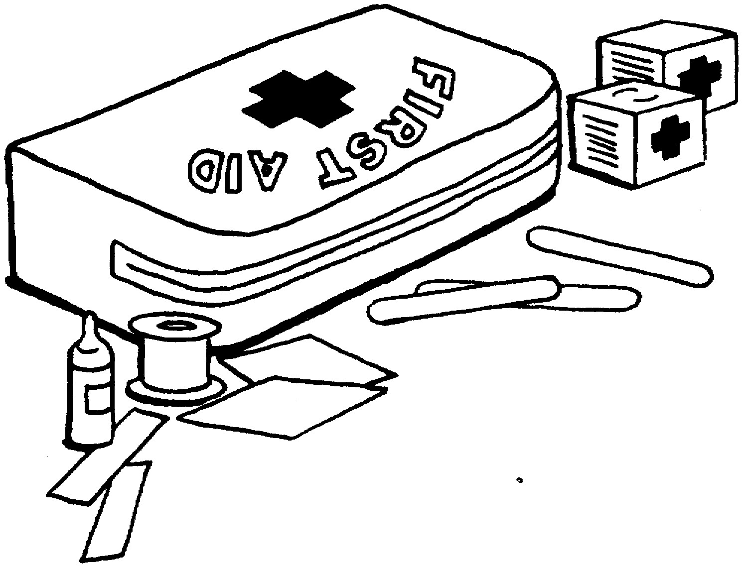 First Aid Coloring Pages
 Coloring Page Kid s First Aid Pinterest