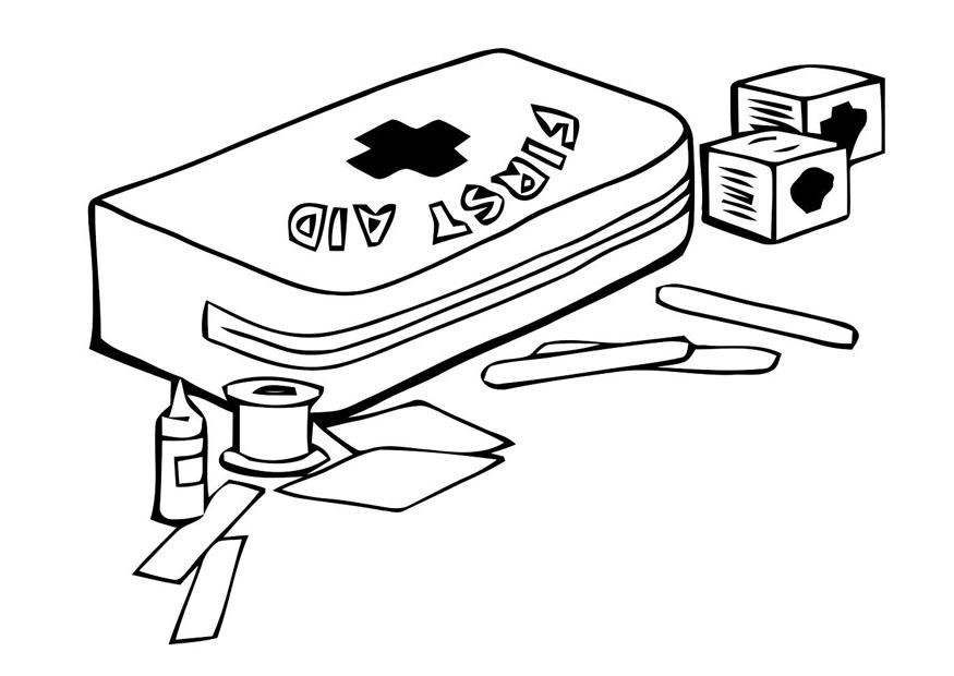 First Aid Coloring Pages
 First Aid Cross Coloring Coloring Pages