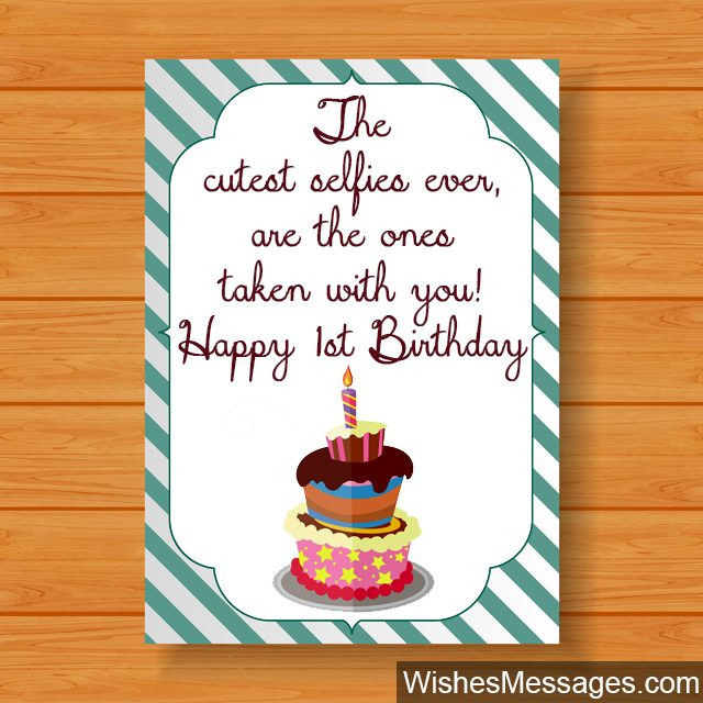 Best ideas about First Birthday Card Messages
. Save or Pin 1st Birthday Wishes First Birthday Quotes and Messages Now.