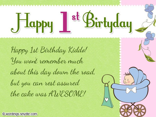 Best ideas about First Birthday Card Messages
. Save or Pin 1st Birthday Card Messages Nephew Now.