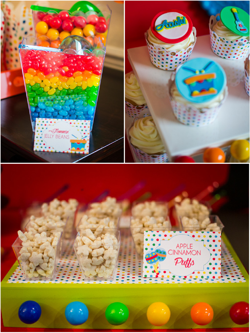 First Birthday Party Food
 Baby Jam Music Inspired 1st Birthday Party Party Ideas