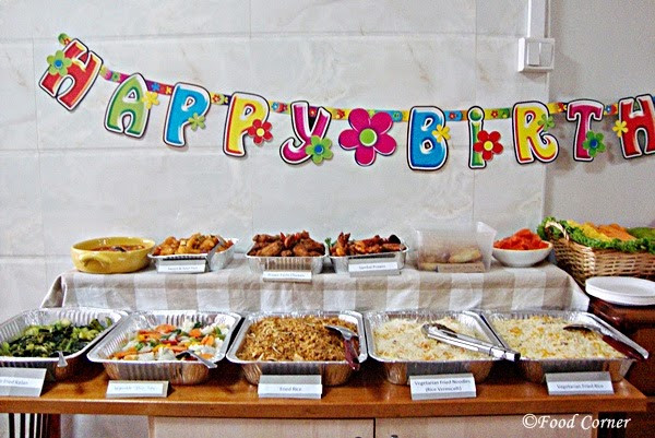 First Birthday Party Food
 Animal Themed First Birthday Party Food Corner